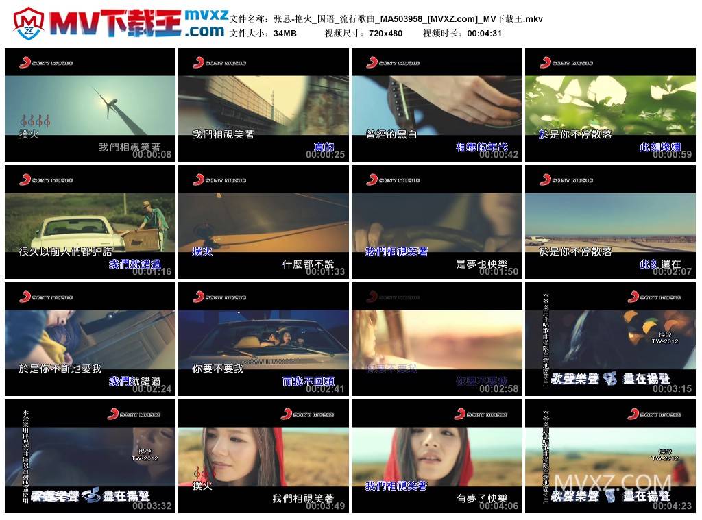 张悬-艳火_国语_流行歌曲_MA503958
